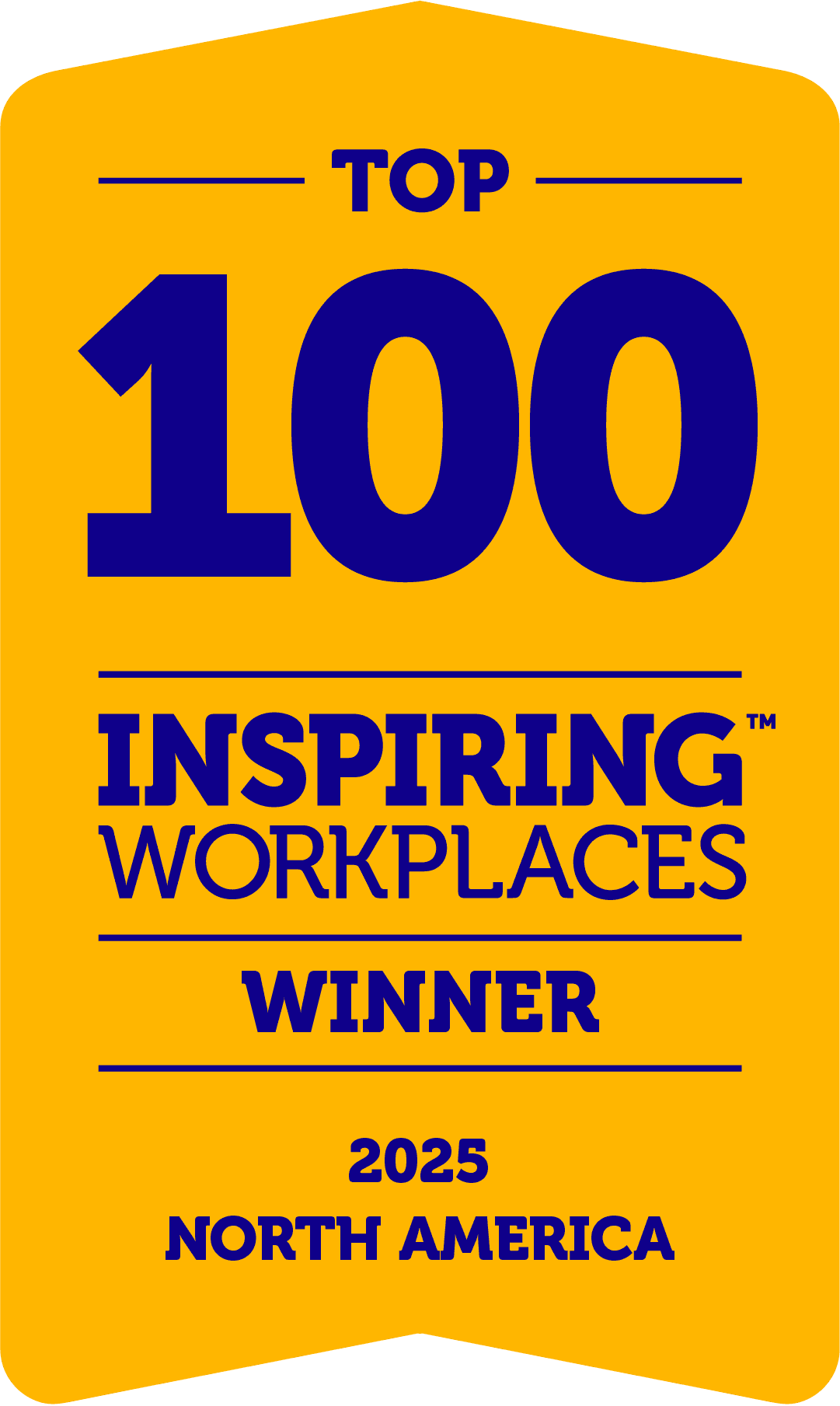 Top 100 Inspiring Workplaces North America 2025